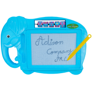 Tablita magnetica plastic elefant 31x22cm, copii scriere Adison